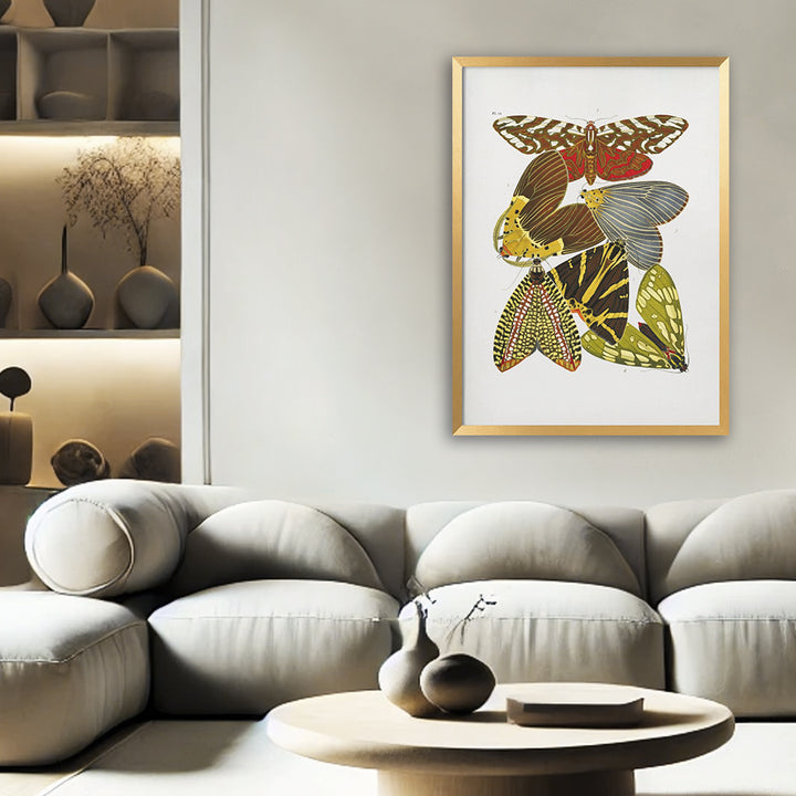 "Butterflies 6" Framed Print Wall Art