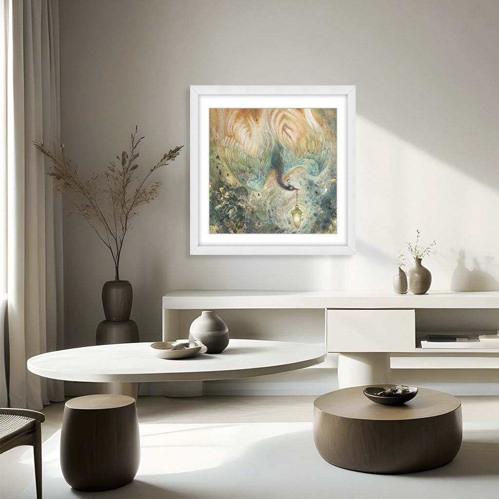 "Lighting the Path" Framed Matted Print Wall Art