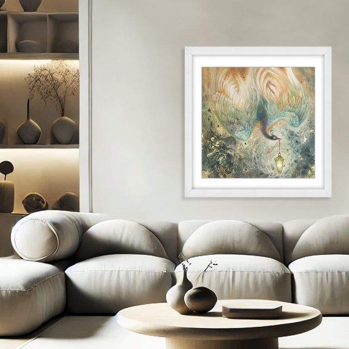 "Lighting the Path" Framed Matted Print Wall Art