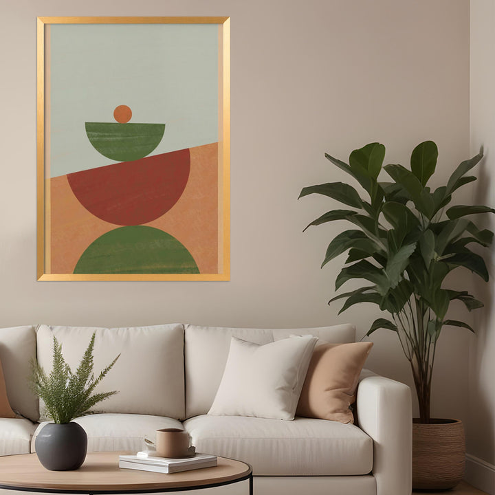 "Geometric 02" Framed Print Wall Art