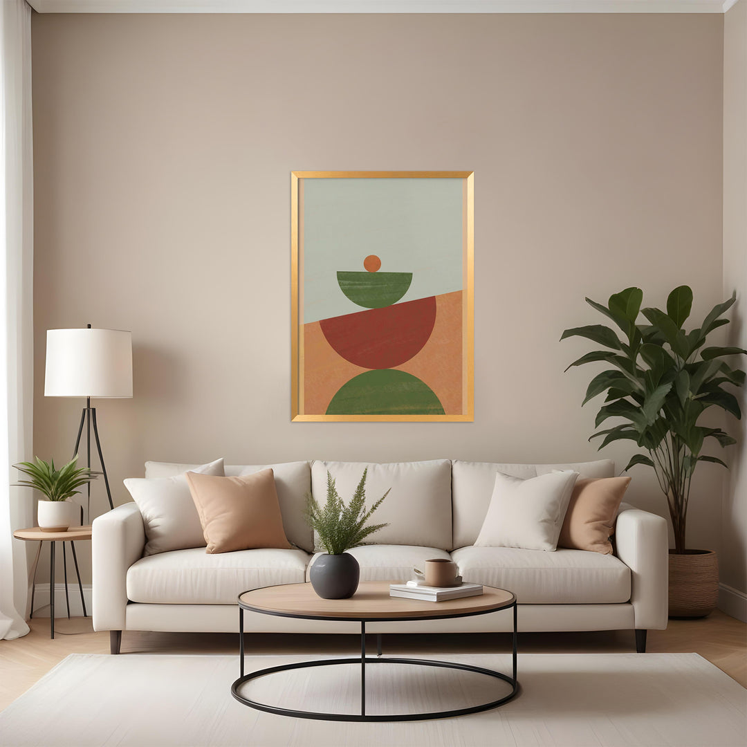 "Geometric 02" Framed Print Wall Art