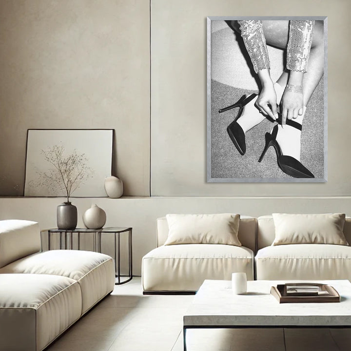 "Disco Feet Baw" Framed Print Wall Art