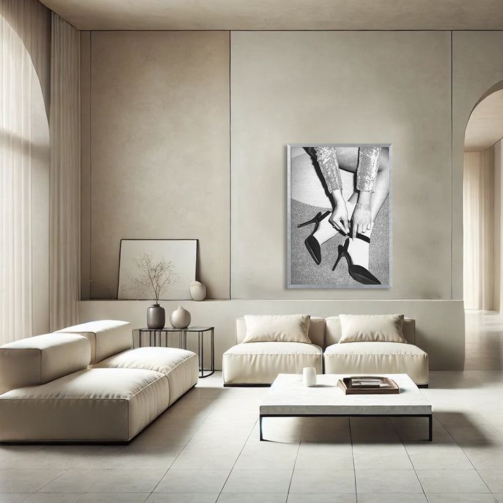 "Disco Feet Baw" Framed Print Wall Art