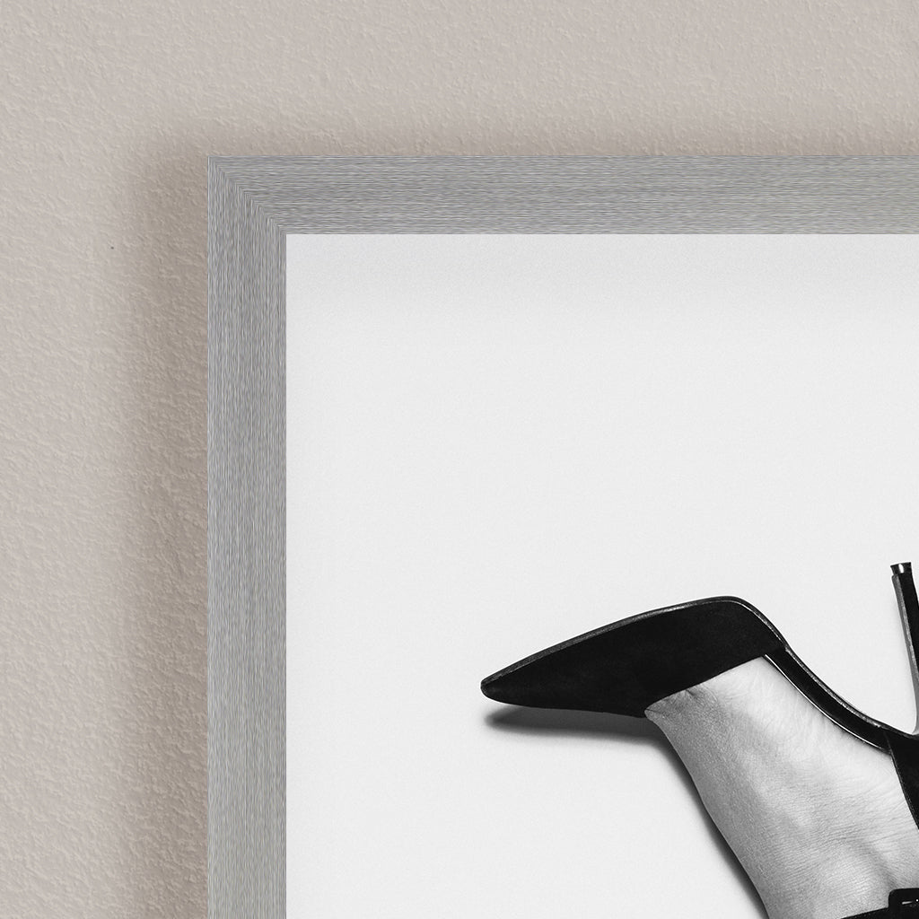 "Feet and Cocktail Baw" Framed Print Wall Art