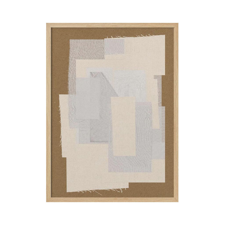 "Fabric Pattern 6" Framed Print Wall Art