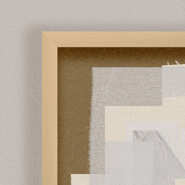 "Fabric Pattern 6" Framed Print Wall Art