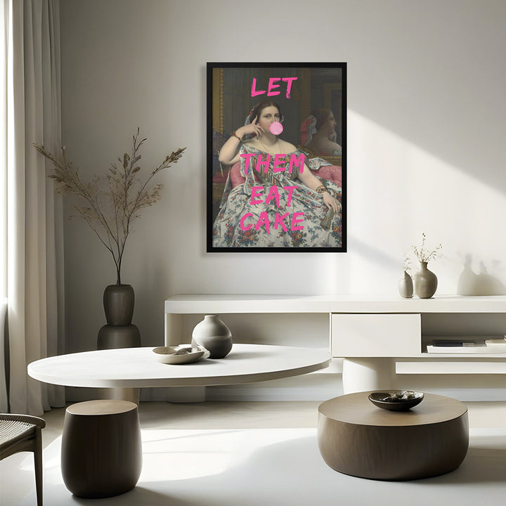 "Eat Cake" Framed Print Wall Art