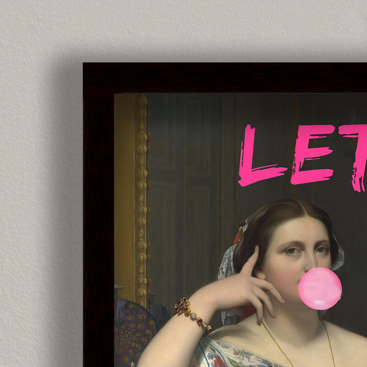 "Eat Cake" Framed Print Wall Art