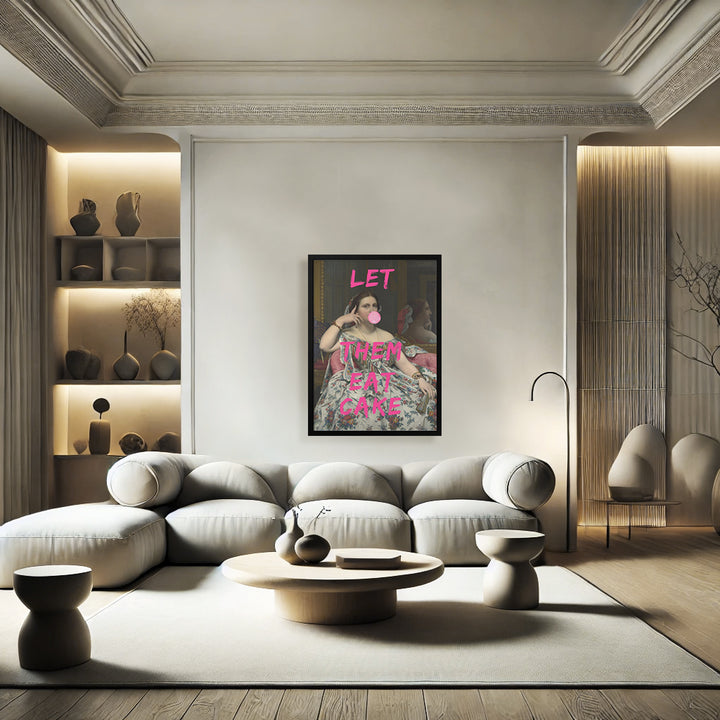 "Eat Cake" Framed Print Wall Art