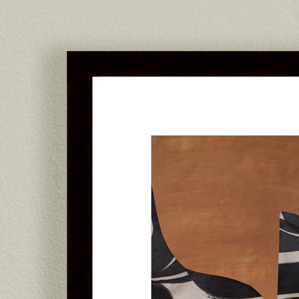 "Gai: A Symphony of Abstraction" Framed Matted Print  Wall Art