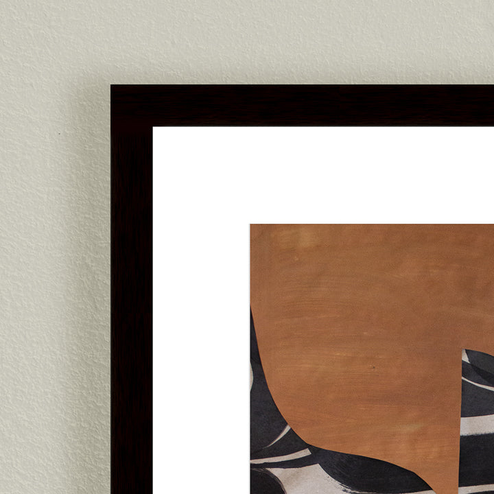"Gai: A Symphony of Abstraction" Framed Matted Print  Wall Art