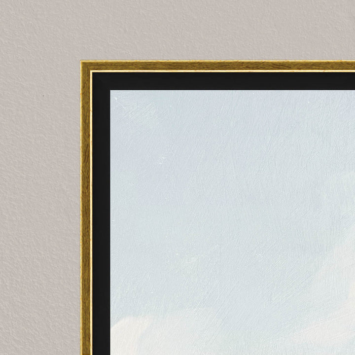 "Beach Path" Framed Canvas  Wall Art