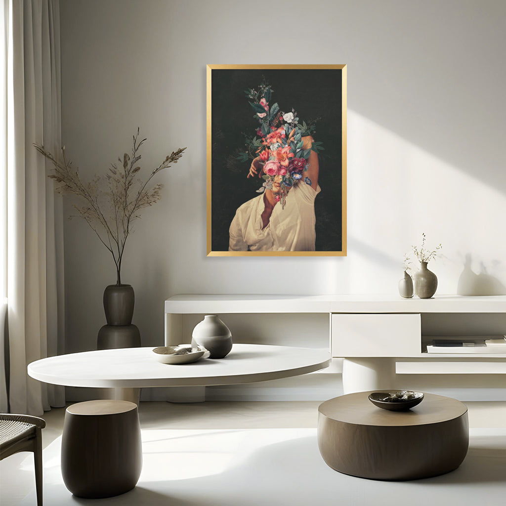 "Roses Bloom" Framed Print Wall Art