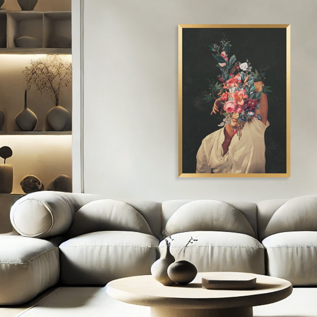 "Roses Bloom" Framed Print Wall Art