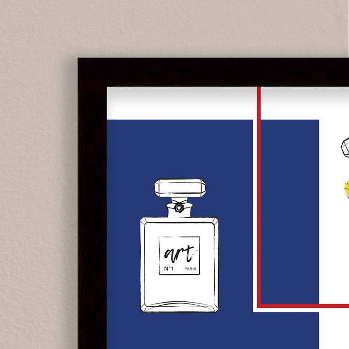 "Art Perfumes" Framed Print Wall Art