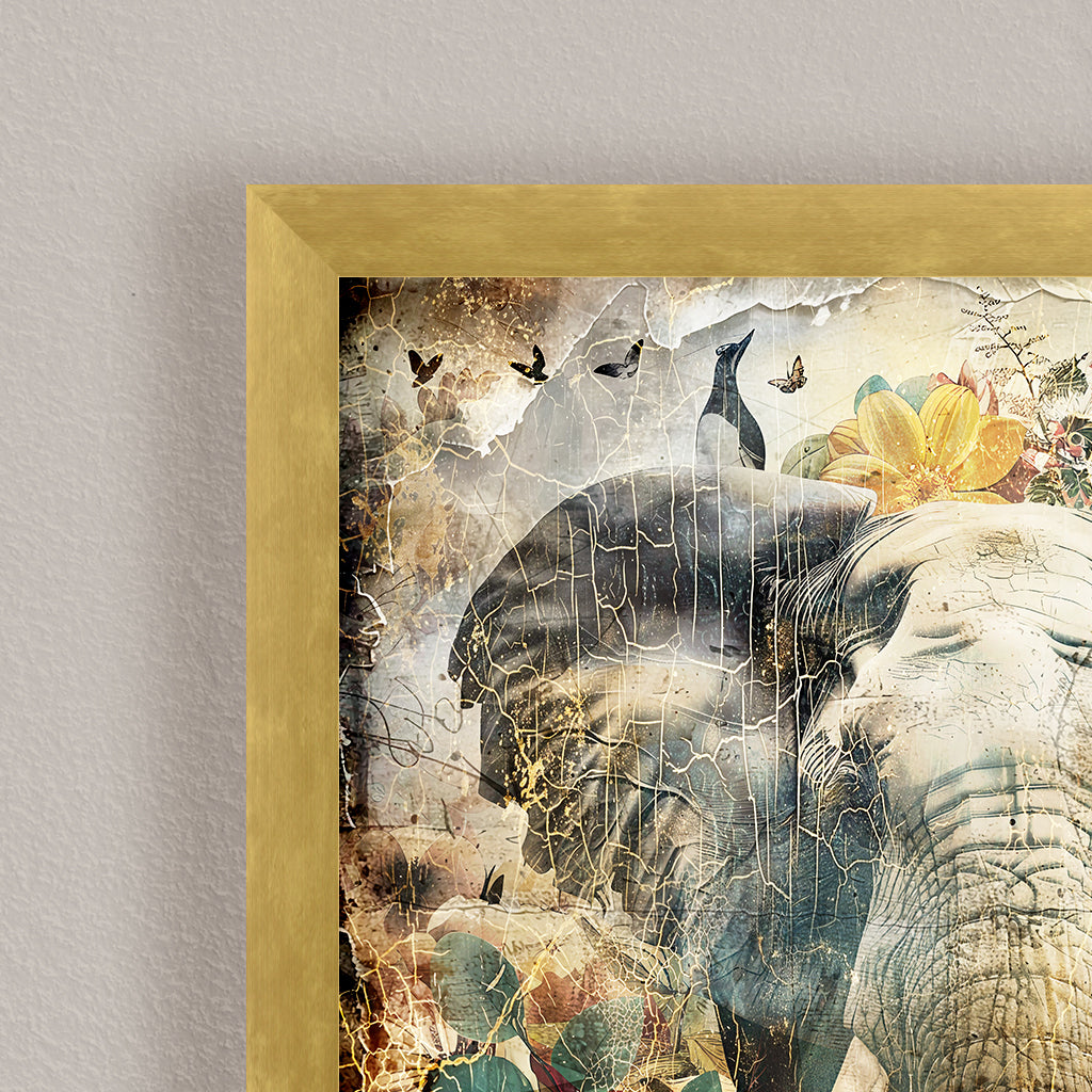 "Animals Vintage 12" Framed Wall Art
