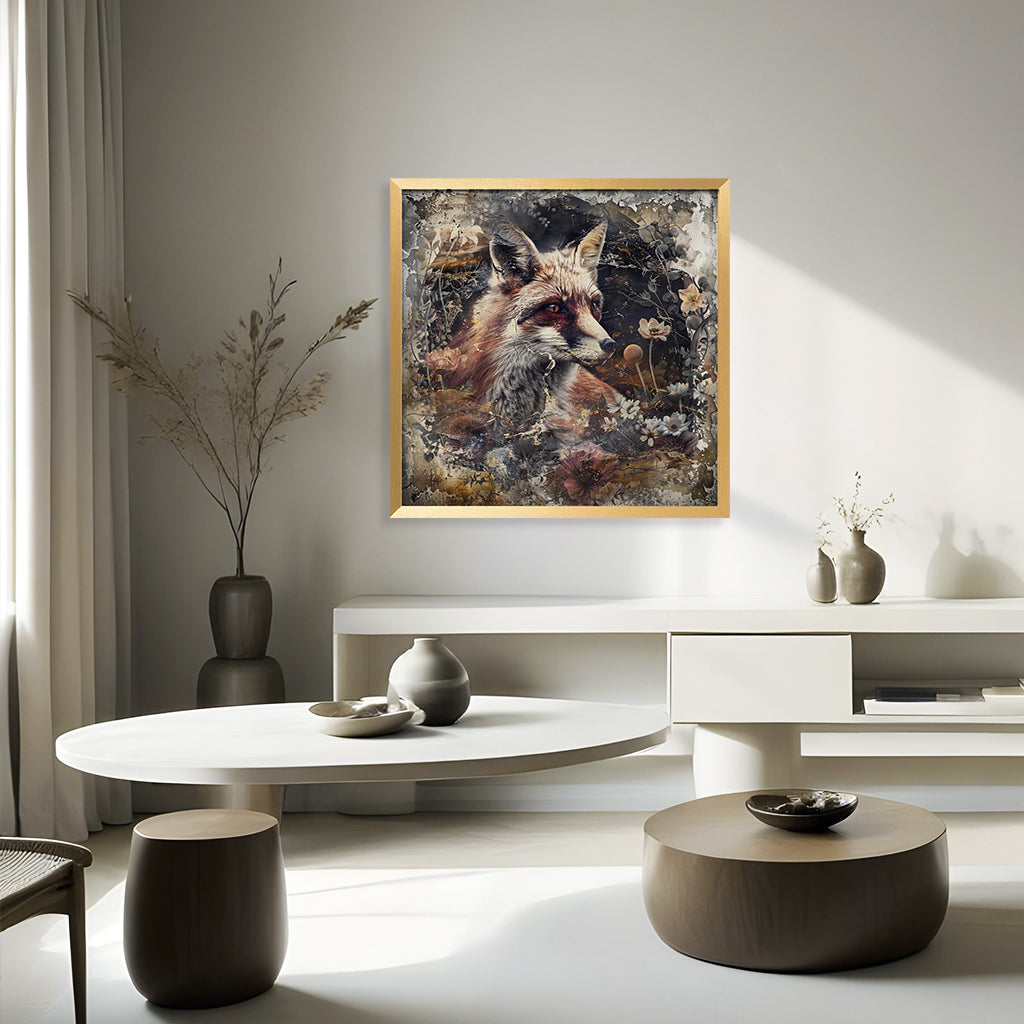 "Animals Vintage 13" Framed Wall Art