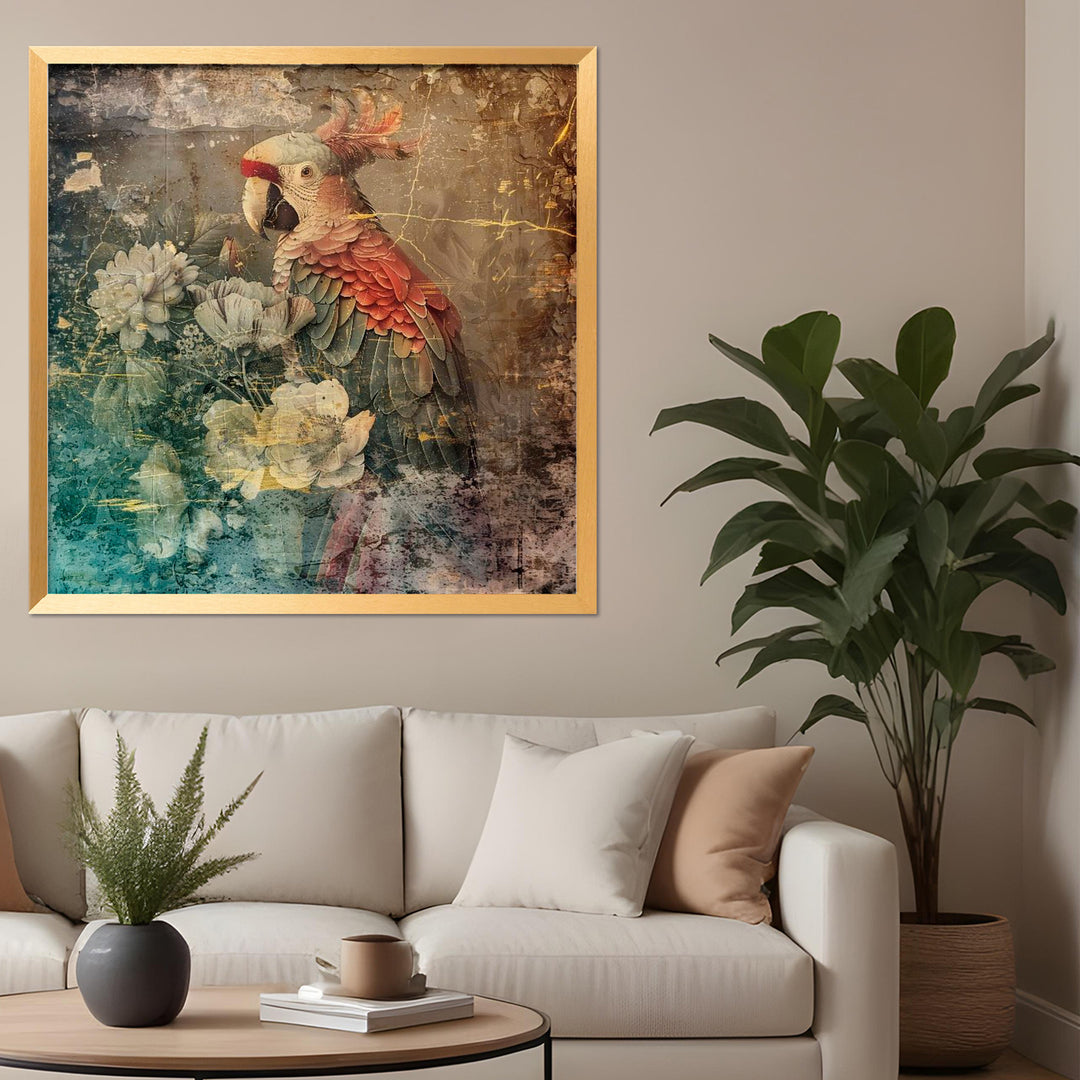 "Animals Vintage 21" Framed Wall Art