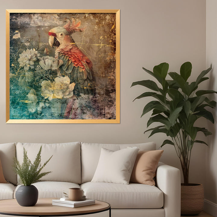 "Animals Vintage 21" Framed Wall Art