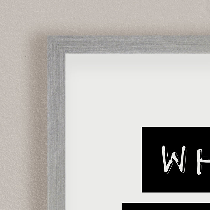 "Why the Hell Not" Framed Print Wall Art