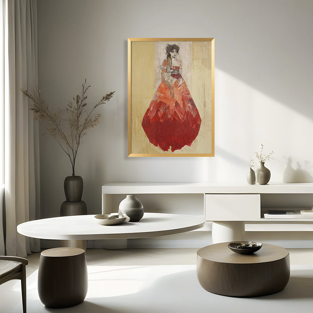 "Hommage An Cranach" Framed Print Wall Art