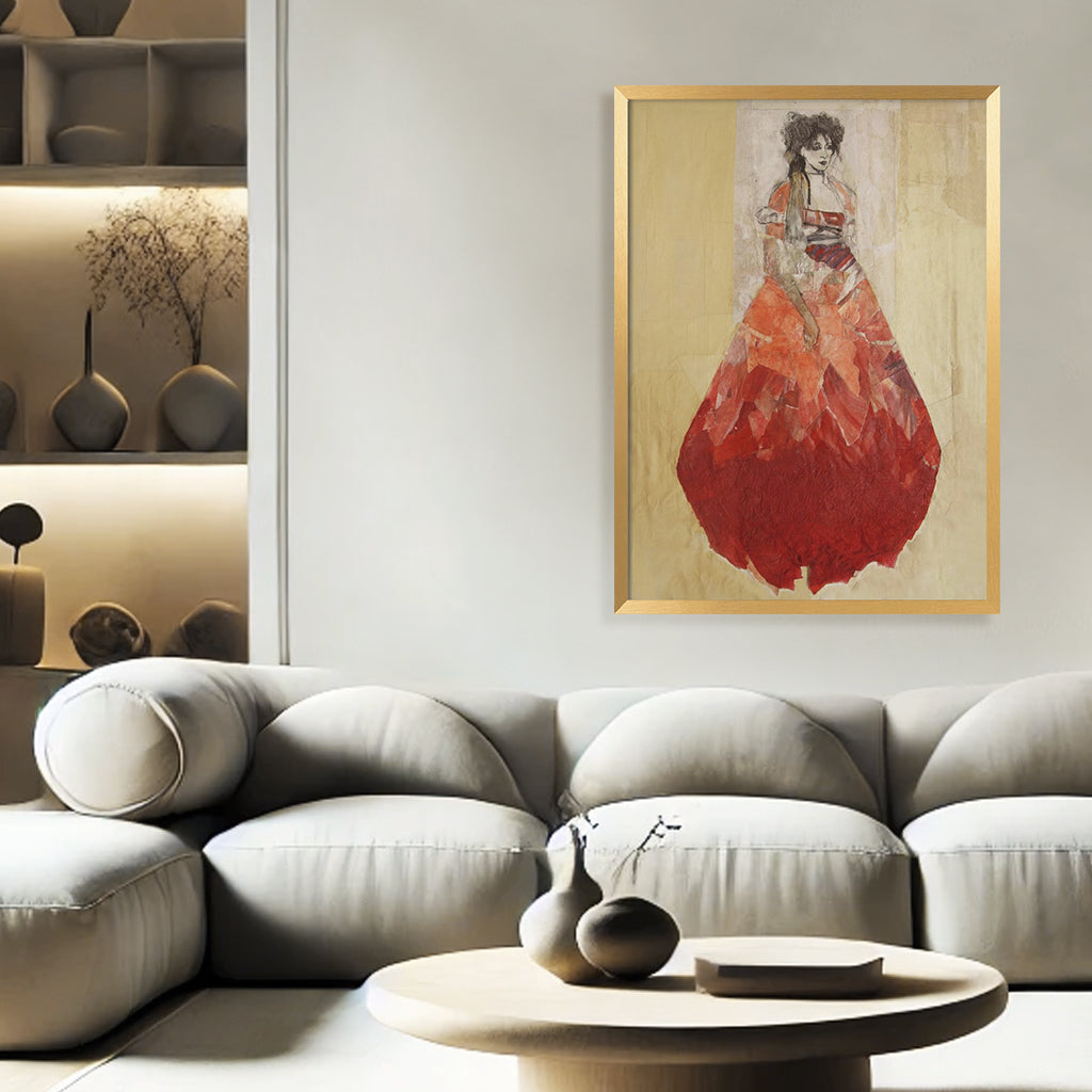 "Hommage An Cranach" Framed Print Wall Art
