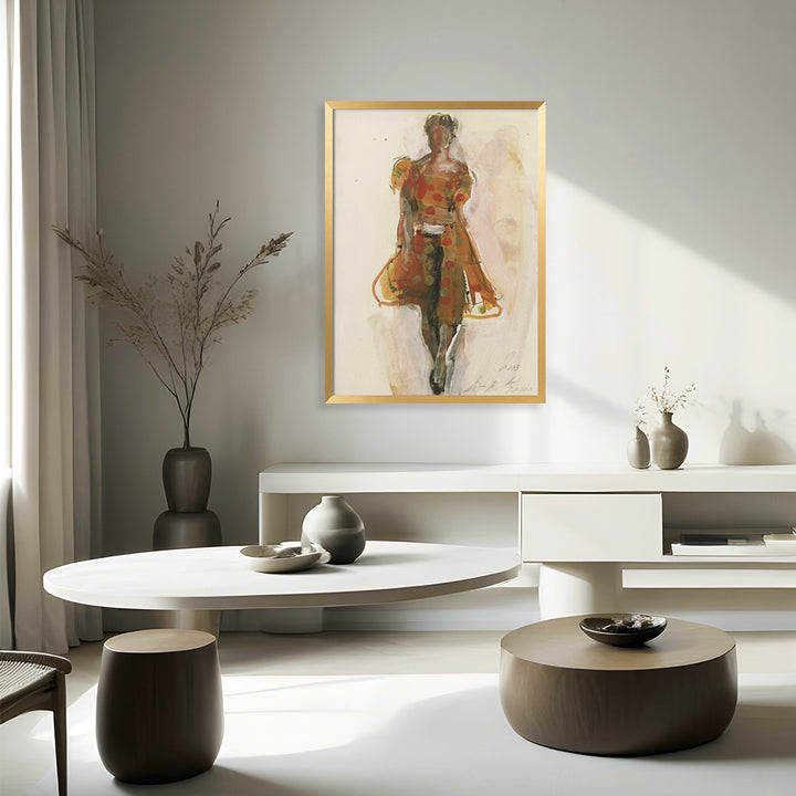 "Fashion Illustration" Framed Print Wall Art