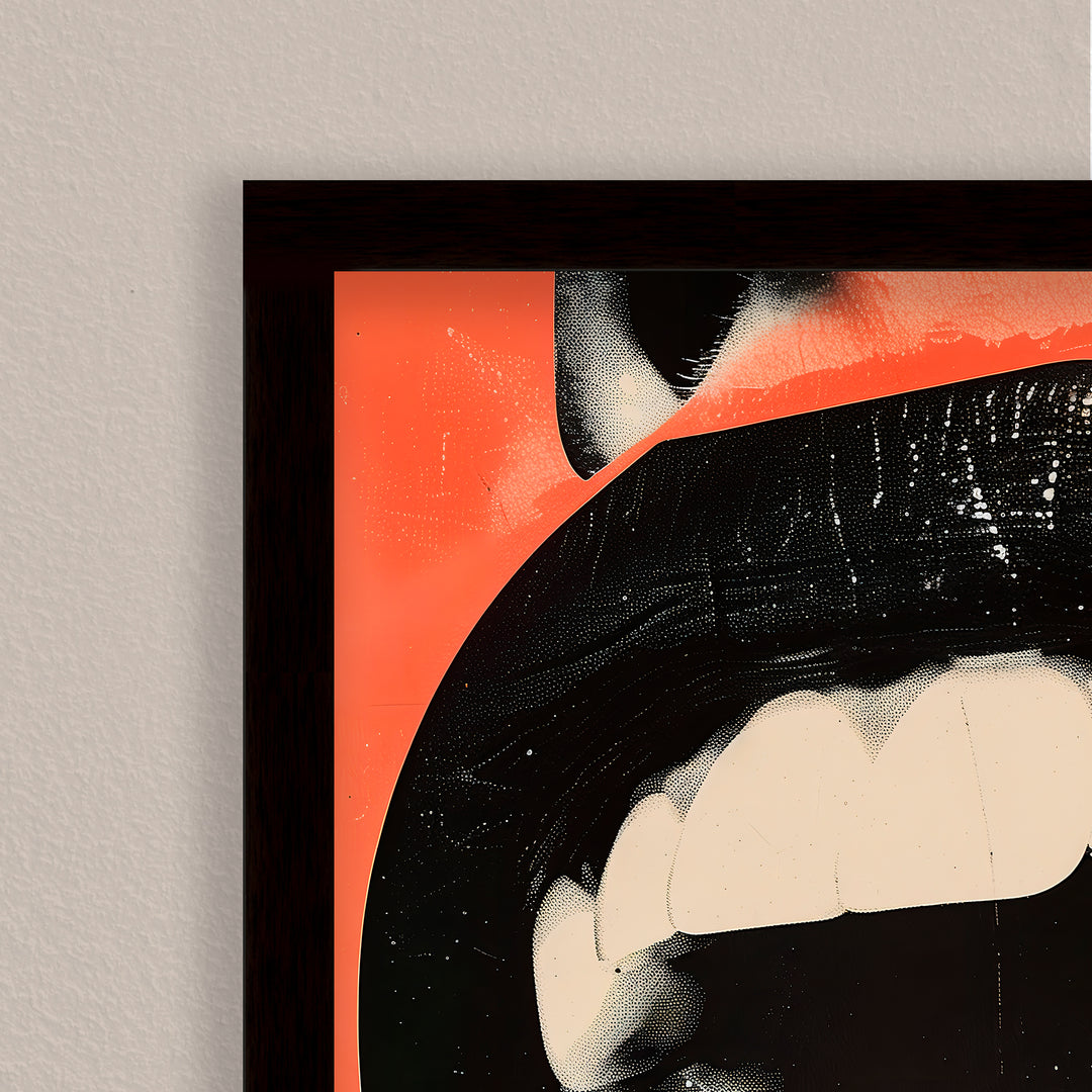 "The Mouth" Framed Print Wall Art