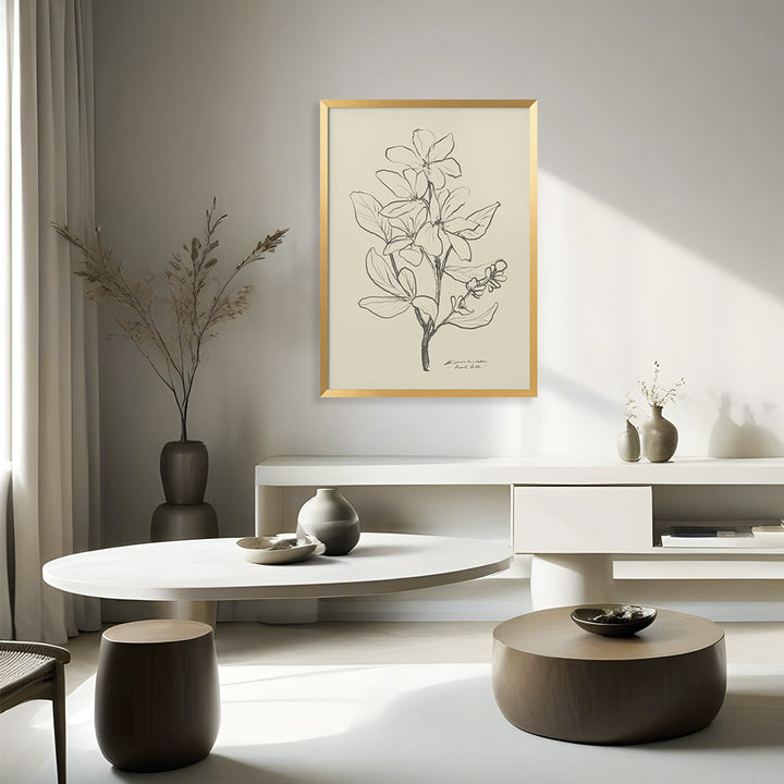 "Floral 1" Framed Print Wall Art