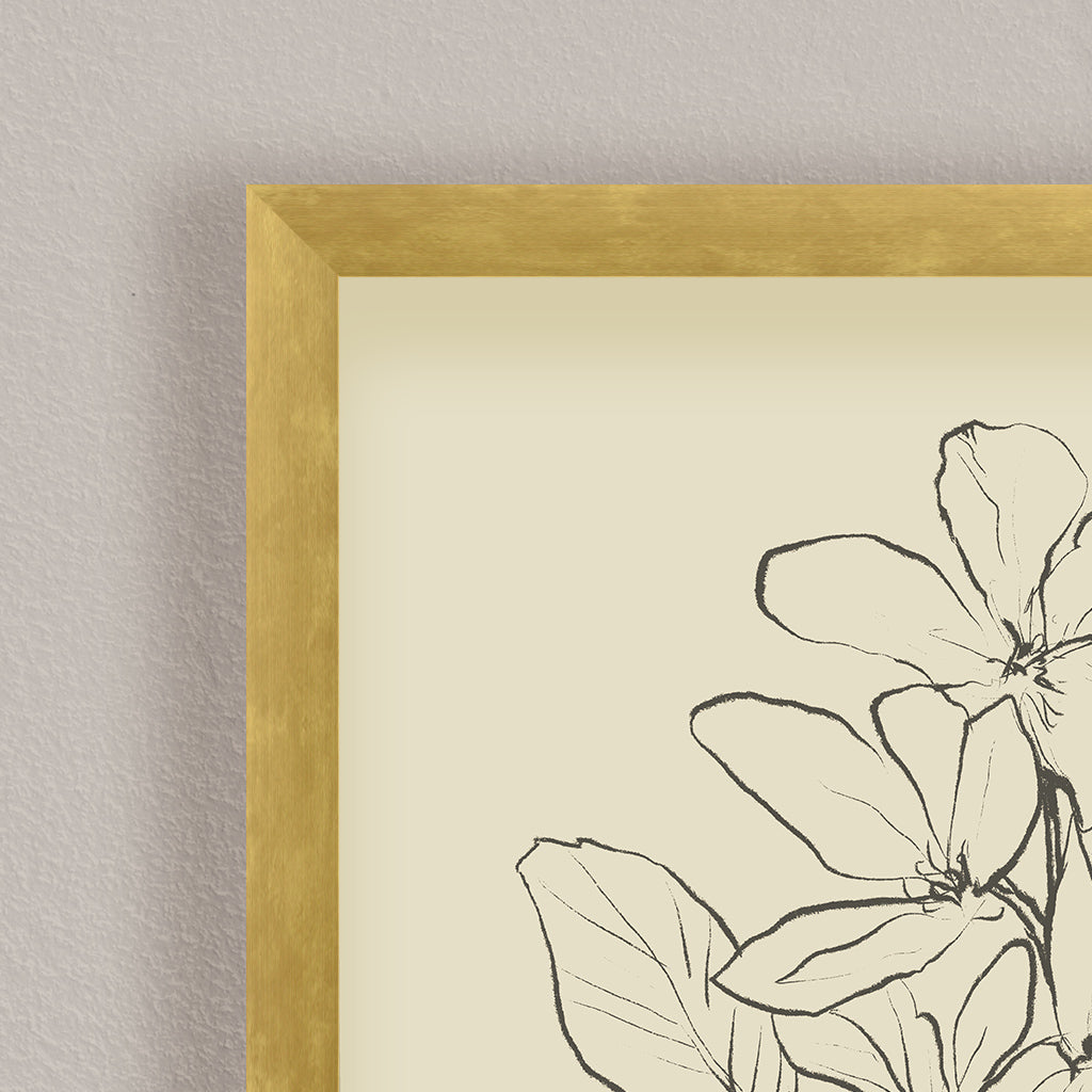 "Floral 1" Framed Print Wall Art
