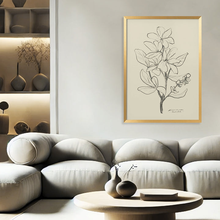 "Floral 1" Framed Print Wall Art