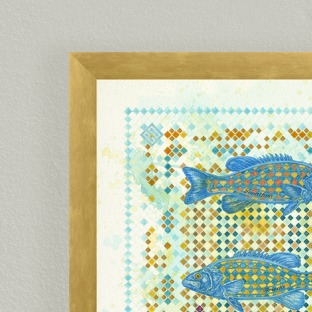 "Fish Like You" Framed Print Wall Art