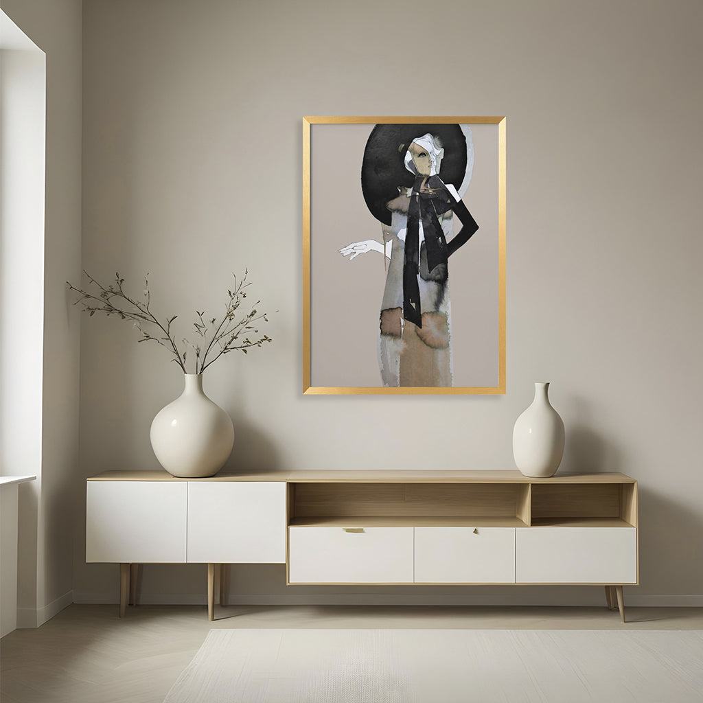 "Striking a Pose" Framed Print Wall Art