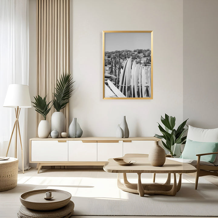 "Surfboards" Framed Print Wall Art