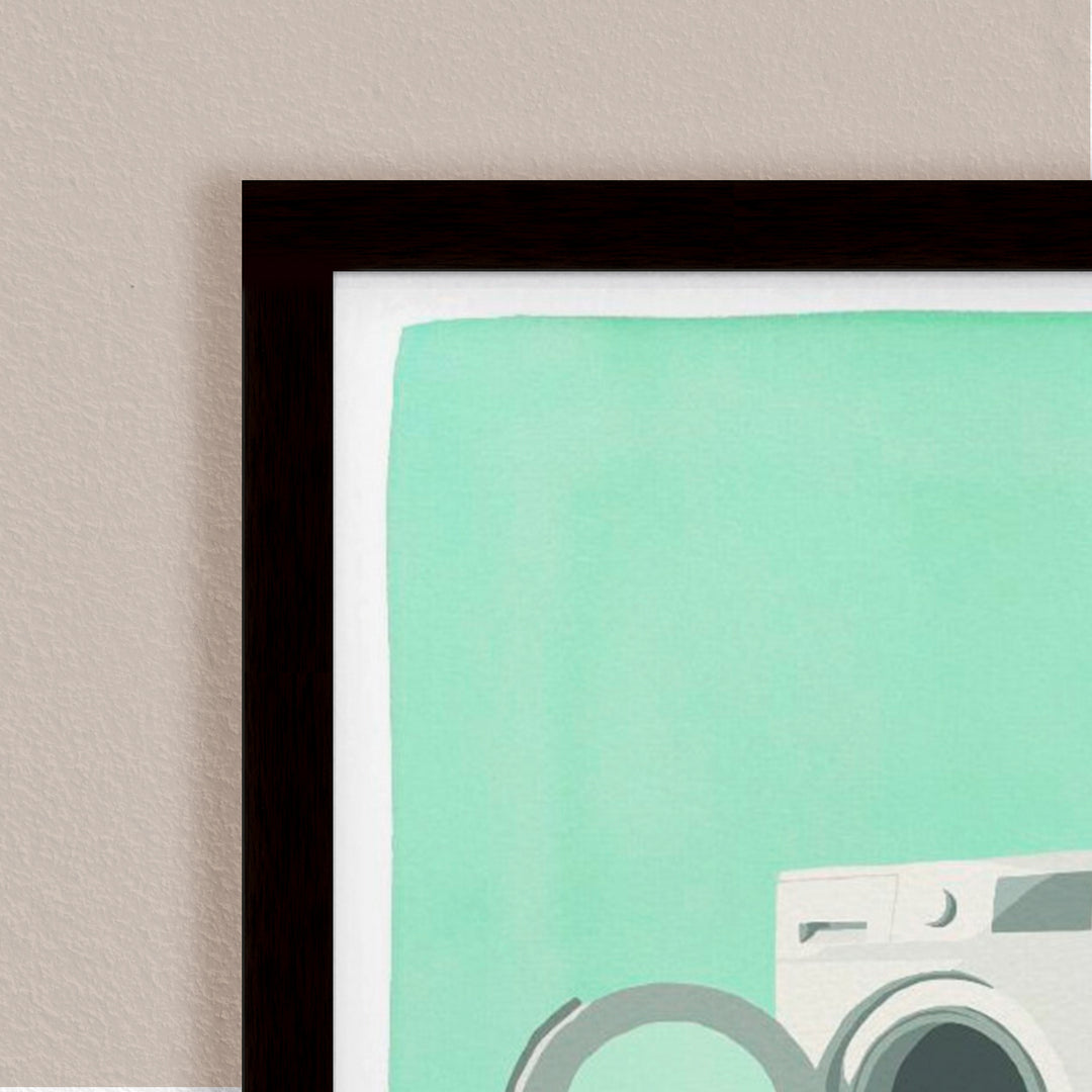 "Laundry Quest" Framed Print Wall Art
