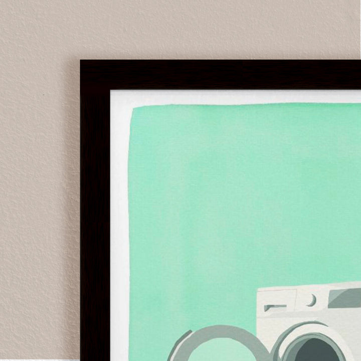 "Laundry Quest" Framed Print Wall Art
