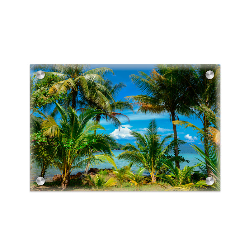 "Paradise Vista" Acyrlic Wall Art