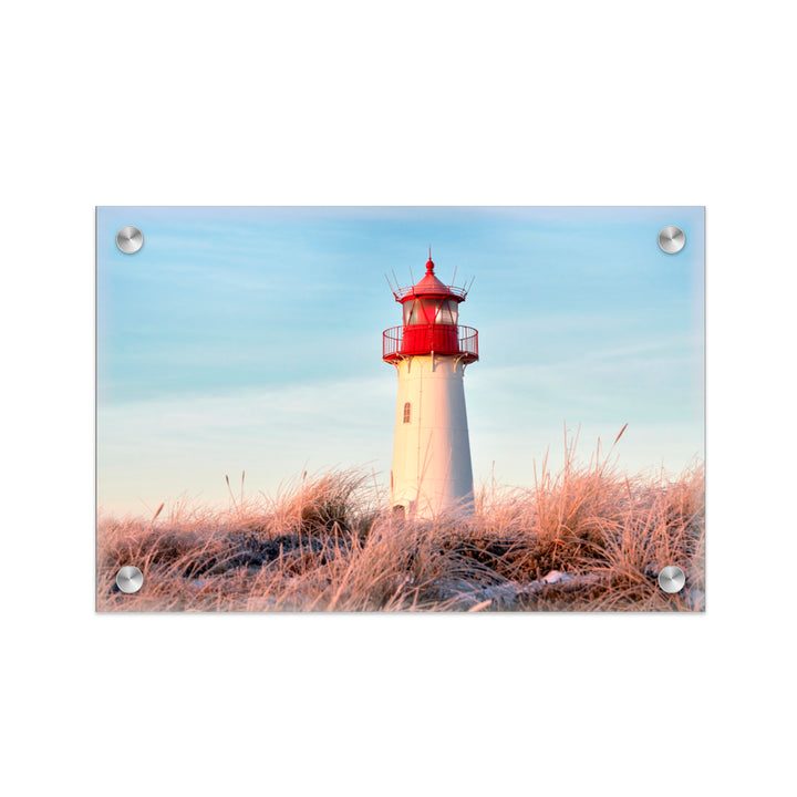 "Lighthouse Winter Morning" Acrylic Wall Art
