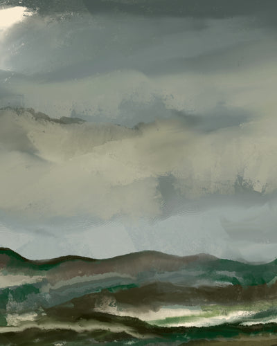 "Moody Mountain Landscape" by Josie George — Landscape Wall Art