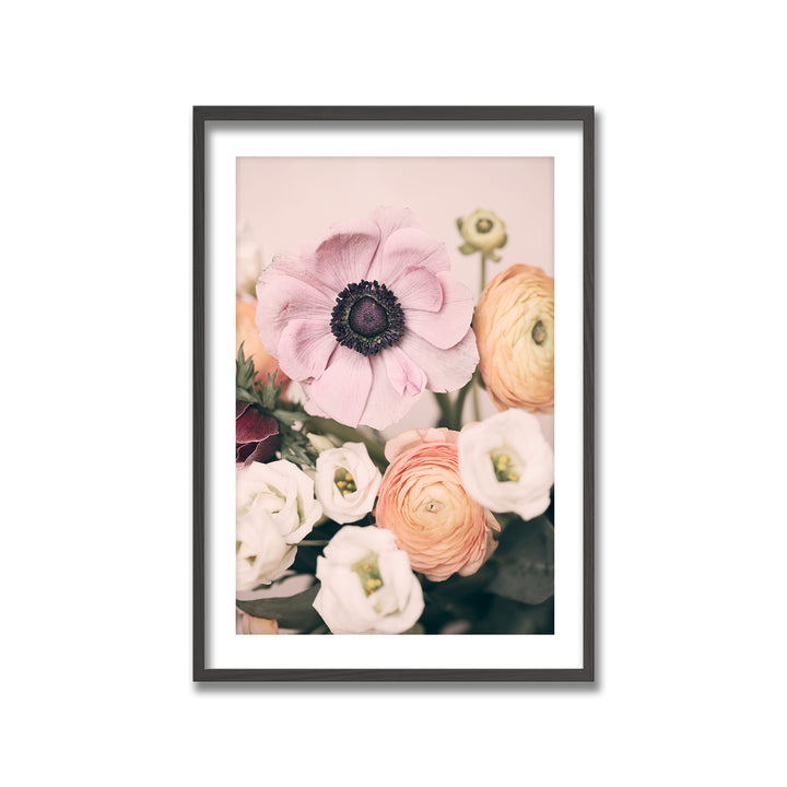 "Pastel Bouquet" Framed Print Wall Art by Kathrin Pienaar