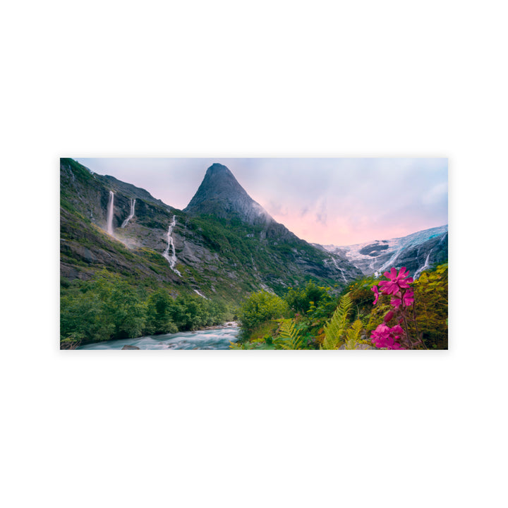 "Volcanic Bloom" Acrylic Wall Art