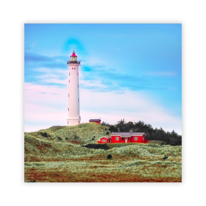 "Lyngvig Fyr Lighthouse" Acrylic Wall Art