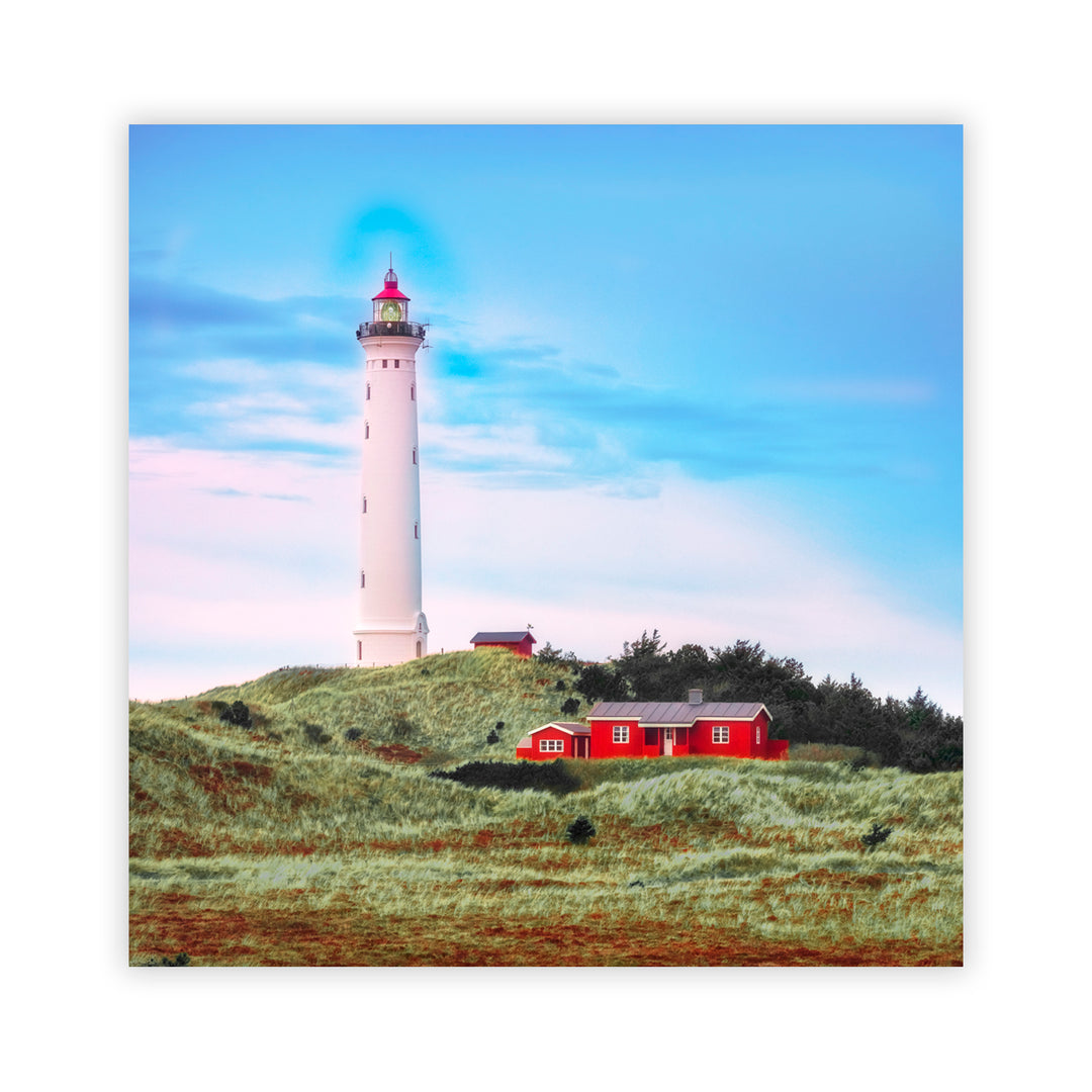 "Lyngvig Fyr Lighthouse" Acrylic Wall Art
