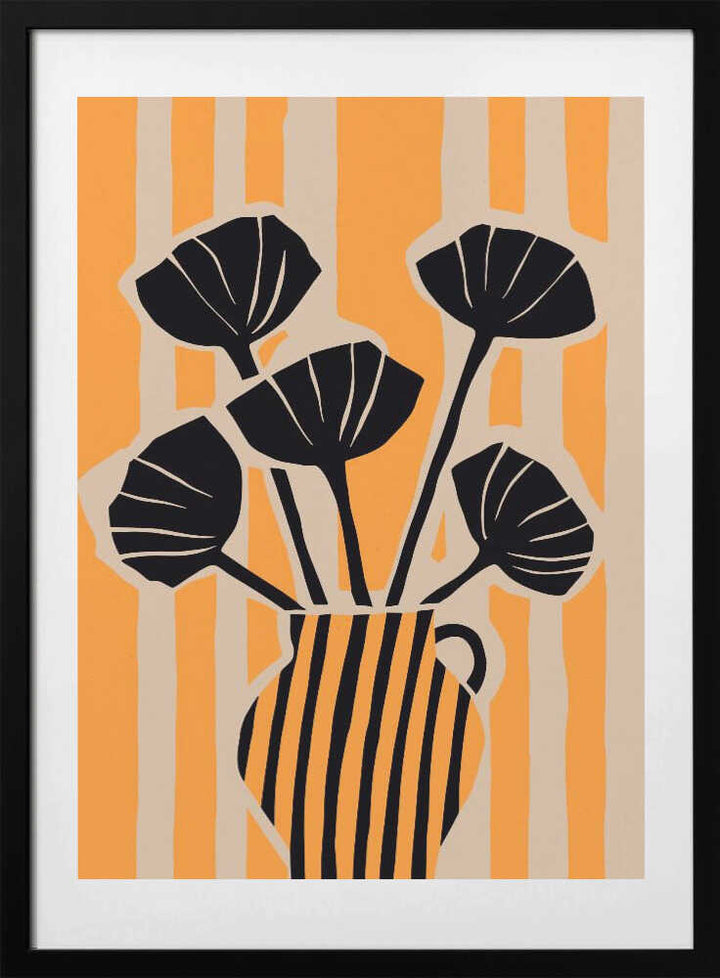 Bold Floral Stripes