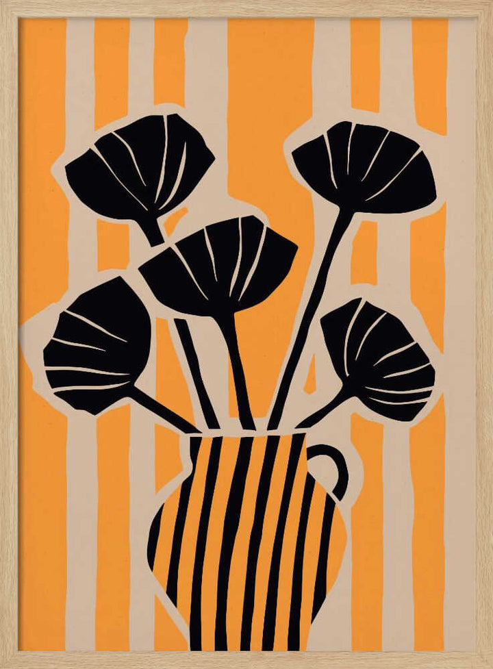 Bold Floral Stripes