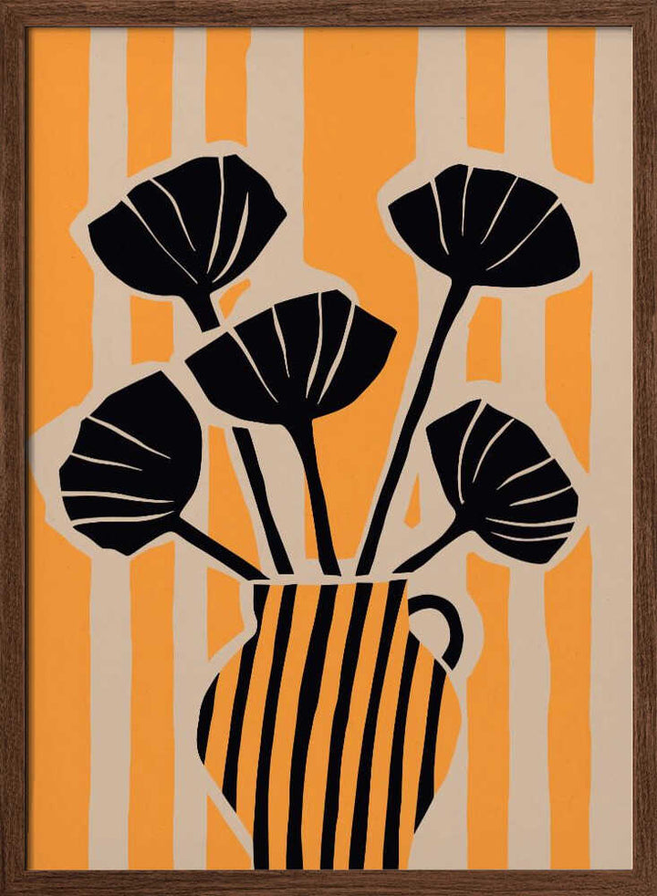 Bold Floral Stripes
