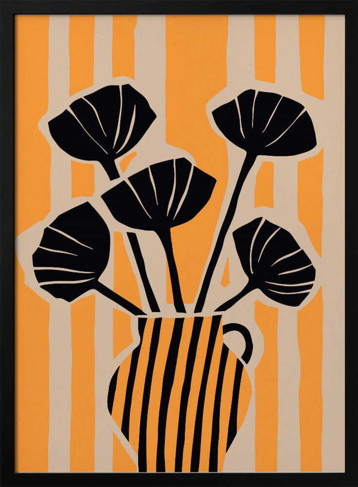Bold Floral Stripes
