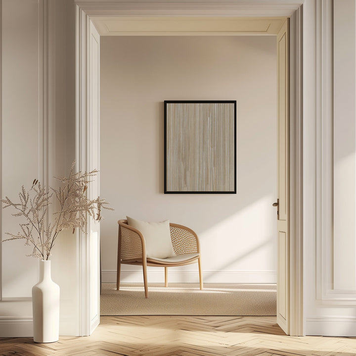 "Lines and Textures #4" Framed Canvas Wall Art by Alma Studio