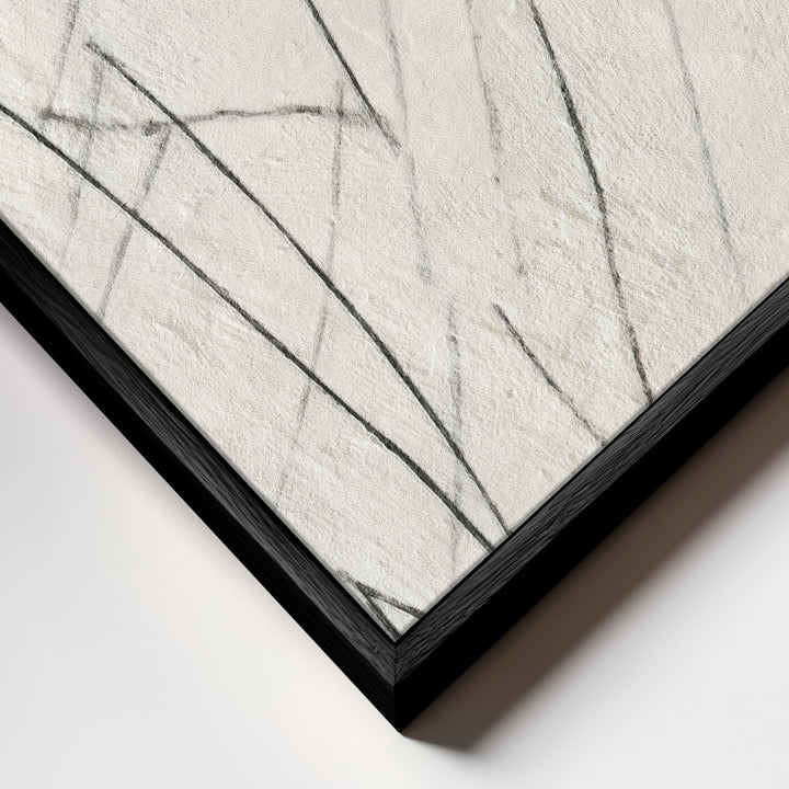 "Scratched #2" Framed Canvas Wall Art by Alma Studio