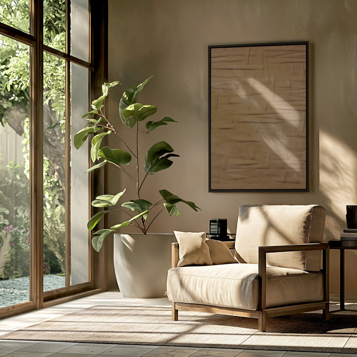 "Adobe I " Framed Canvas Wall Art by Alma Studio
